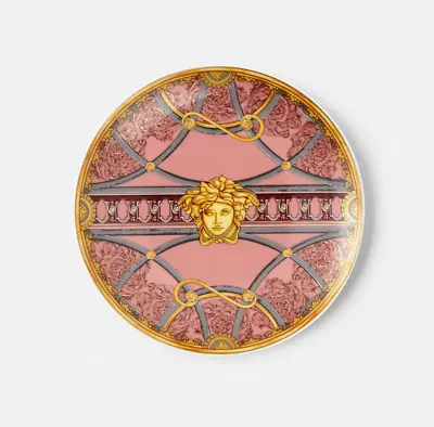 NEW Rosenthal Versace La Scala Del Palazzo Rosa Plate 17cm RRP$209 • $129.95