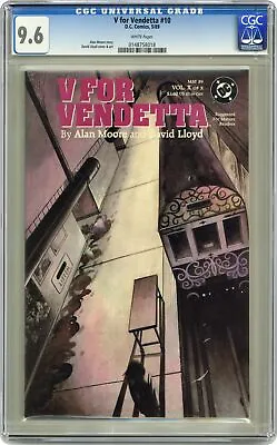$39 • Buy V For Vendetta #10 CGC 9.6 1989 0148758018