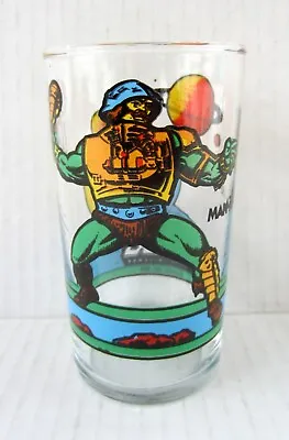 Vintage 1986 Mattel Masters Of The Universe MOTU Man-At-Arms Juice Glass 4.25” • $22.50
