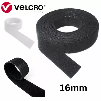 VELCRO® 16mm Hook & Loop ONE-WRAP® Reusable Ties Double Sided Strapping Tape • £3.79