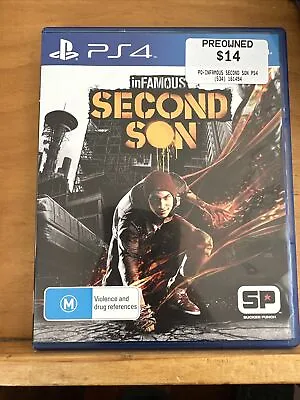 Infamous Second Son PS4 - USED - WITH MANUAL - GOOD CONDITION • $17.50