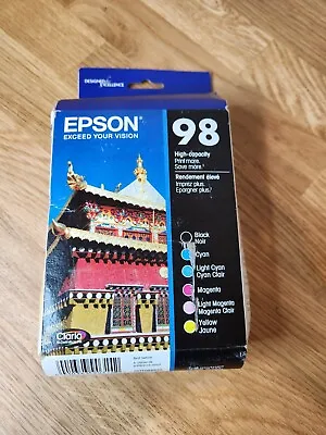 Epson 98 Ink Cartridge 6 Colors Exp 2022 • $54.99