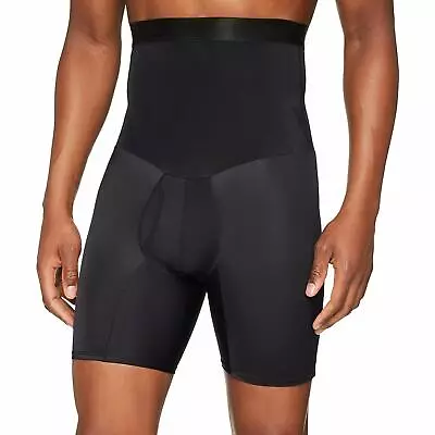 Compression High Waist Boxer Shorts Tummy Slim Body Shaper Girdle Pants For Men • $12.79