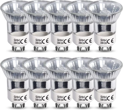 £17.80 • Buy DoRight Mini GU10 Halogen Bulbs 35W Dimmable, MR11 GU10 Halogen Spotlight Bulbs