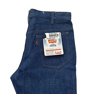 New W/ Tags - Vintage Rinsed Levi’s Orange Tab Bell Bottom Jeans - 34x29 • $147.99