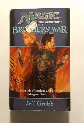 Magic The Gathering The Brothers’ War Artifacts Cycle Book 1 Grubb 1998 1st ED • $44.99