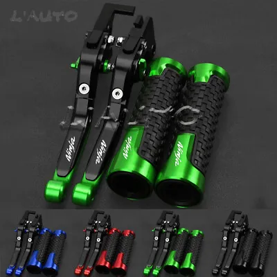 Brake Clutch Levers Handlebar Grip For KAWASAKI NINJA 650 650R ZX-6R ZX10R ZX14R • $40.62