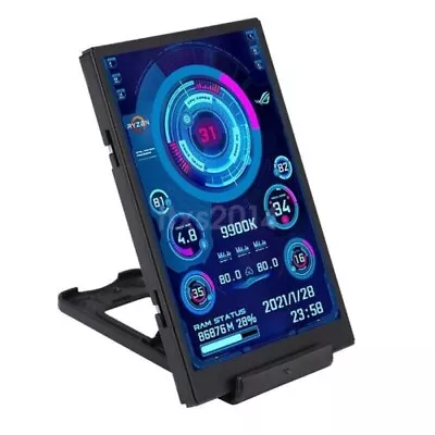 3.5  TYPE-C Secondary Screen CPU GPU RAM HDD Monitor USB Display  Freely AIDA64 • $19.80