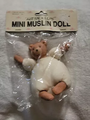 'just For Keeps' Mini Muslin Doll Bear • $25