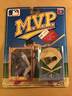 $1.49 • Buy 1990 MLB M.V.P. Rangers Nolan Ryan Collector Pin And Card New In Package