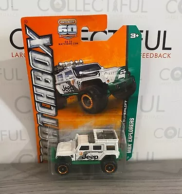 Matchbox - #115 - Jeep Wrangler Superlift - Explorers 2012- Diecast Car  *moc*🔥 • $3.99