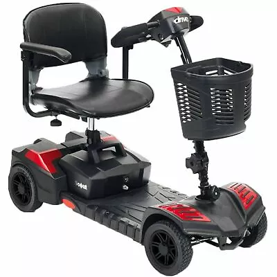 NEW Drive Medical Scout Compact Travel Power Scooter 4 Wheel Extended Battery • $1899