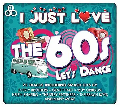 Various Artists : I Just Love The 60s!: Let's Dance CD 3 Discs (2013) • £3.52