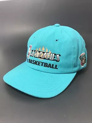 Champion NBA Vancouver Grizzlies SnapBack Baseball Cap Hat Teal Blue Vintage 90’ • $34.98