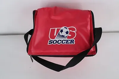 Vintage 90s 1994 World Cup USA Soccer USMNT Insulated Cooler Bag Lunchbox Red • $35.95