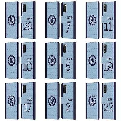 Chelsea Fc 2020/21 Players Away Kit Group 1 Leather Book Case For Samsung 2 • £19.95