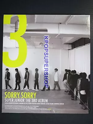 Super Junior 3rd Album Sorry Sorry A Version CD Photobook Great Cond. Rare OOP • $24.90