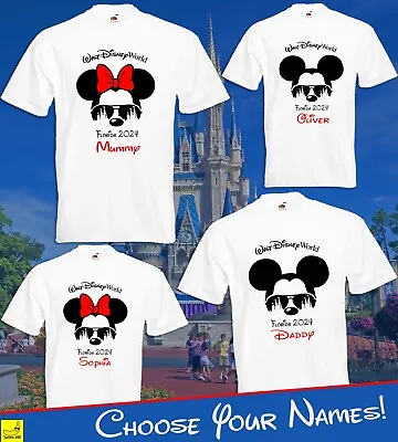 DisneyWorld Florida 2024 2025 Personalised T-Shirts Matching Family Mouse Gift • £9.99