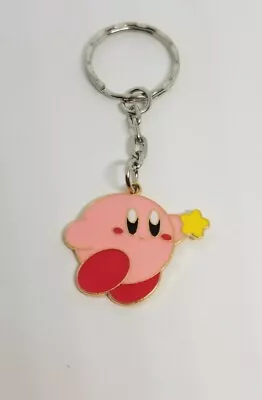 Kirby Star Metal Keyring Keychain Bag Tag Pendant Nintendo 130 • $4.50