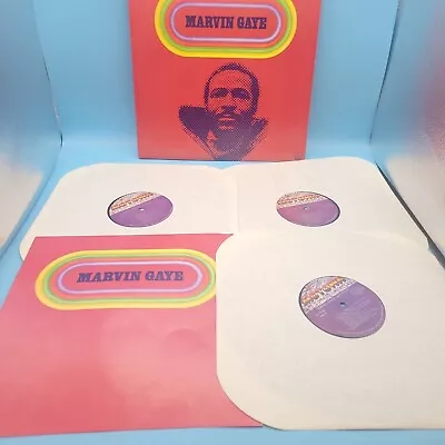 MARVIN GAYE Anthology 3 LP VINYL Motown Tri-Fold W/Booklet 40 HITS Nice! SOUL • $24.99