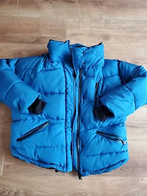Urban Outfitters Iets Frans Blue Puffer Jacket Size XS  • £20