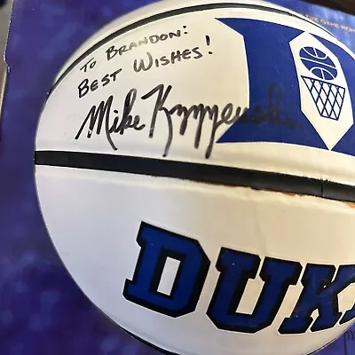 Mike Krzyzewski Coach K Signed Auto Duke Basketball Brandon • $289