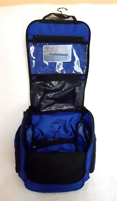 L.l.bean Blue Hanging Toiletry Personal Organizer Travel/ Gym Bag So Nice! • $29.99