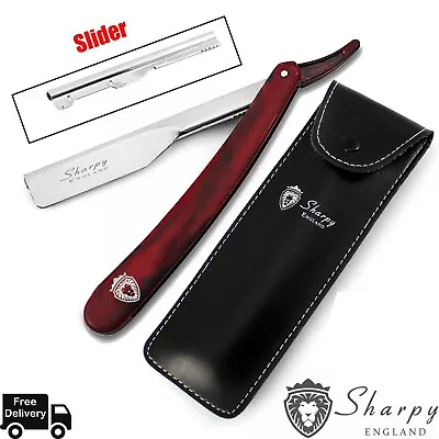 Stainless Steel Barber Straight Edge Cut Throat Hair Shaving  Razor • £4.97