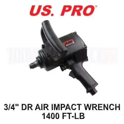 US PRO Tools 3/4  DR Air Impact Wrench Gun 1327Ft-lb 1800nm For Sockets 8524 • $228.75