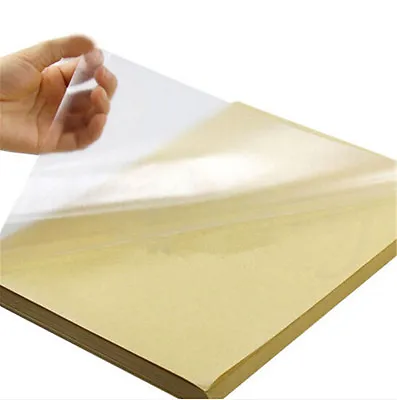 20/50pcs A4 Clear Transparent Film Self Adhesive Sticker Paper For Laser Printer • $15.29