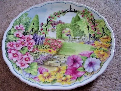 Royal Albert England Porcelain Plate Secret GardenThe Dovecote Signed • £15