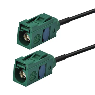 Antenna Extension Cable Fakra E Green Jack To Female Pigtail 20ft For VW Audi • $15.99