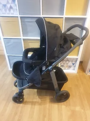 Graco Sky Modes Baby Pushchair 3 In 1 Travel System Pram Stroller Buggy & Seat • £60