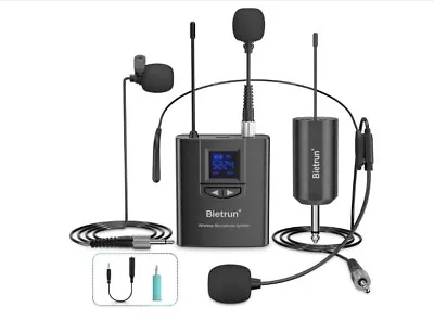 Inalambrico De 20 Canales Uhf Sistema De Microfono De Solapa Lavalier Con Bo... • $66.89