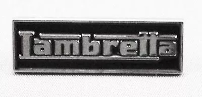 Lambretta Name In Silver Blackpin Badge New  • £2.99