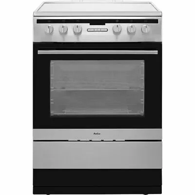 £339 • Buy Amica 608CE2TAXX 60cm Free Standing Electric Cooker With Ceramic Hob A