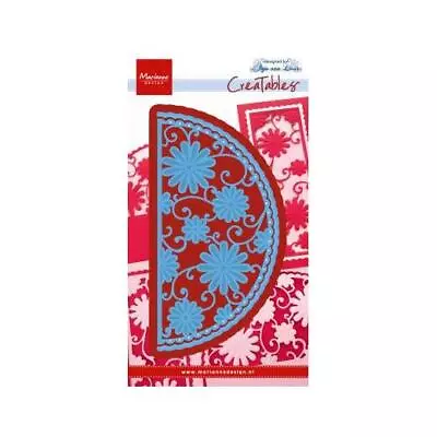 Marianne Design Creatables Cutting Dies - Anja's Flower Demi Circle LR0517 • £14.99