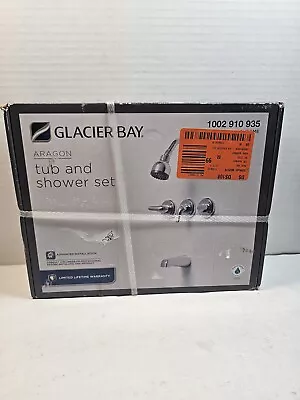Glacier Bay Aragon 3-Handle 1-Spray Tub And Shower Faucet Chrome • $49.99