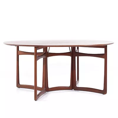 Peter Hvidt - Orla Mølgaard Nielsen For France & Son MCM Drop Leaf Dining Table • $5347