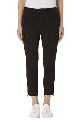 J Brand Women's Pants Margho Zip Leg Utility In Direct Black Size 27 NWT $268 • $79