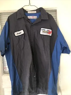 Vintage  90s Mechanic  Auto Shop Men's XL-SS Short  Sleeve • $12.99