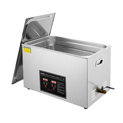 VEVOR 30L Ultrasonic Cleaner With Timer Heating Machine Digital Sonic Cleaning  • $354.99