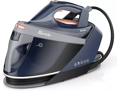 Pro Steam Station Ceramic Soleplate 1800W Iron Clothes 1.5L Tank  Easy To Use • $215.99