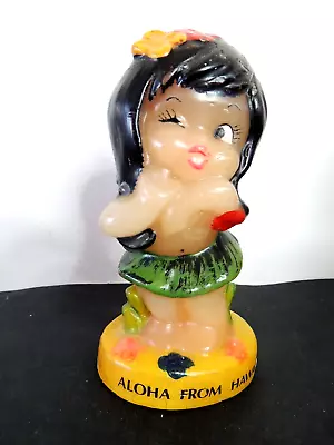 Vintage 1970s Dee-Lite-Fuls  Aloha From Hawaii  Hula Girl  Candle 15cm Unused! • $27.95