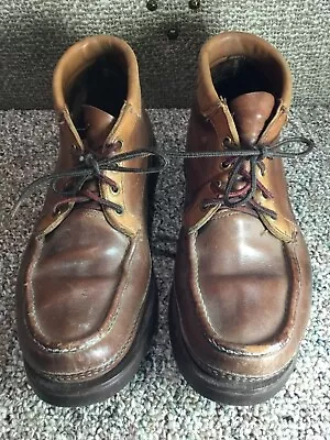 W.C. Russell Moccasin Art Carter Traveling Sportsman Chukka Boot Shoe 11 B Low • $249