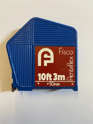 £4.95 • Buy Original Vintage Fisco Plentiflex 10ft 3m Tape Measure - Made In England