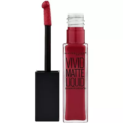 Maybelline Color Sensational Vivid Matte Liquid Lipstick 36 Red Punch • $4.99