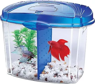 Aqueon Aquarium Fish Tank Starter Kit With LED Lighting 10 Gallon Fish Tank • $65.09