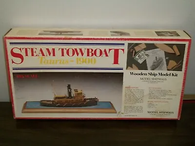 Model Shipways 1/8 =1' Scale Wood Steam Towboat Taurus - 1900 • $40
