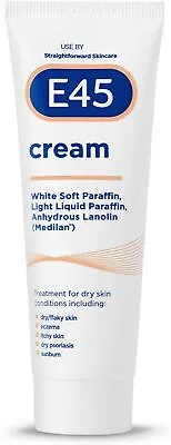 E45 Cream Moisturiser Dry Sensitive Skin Itchy Irritated Red Eczema Dermatitis • £14.97